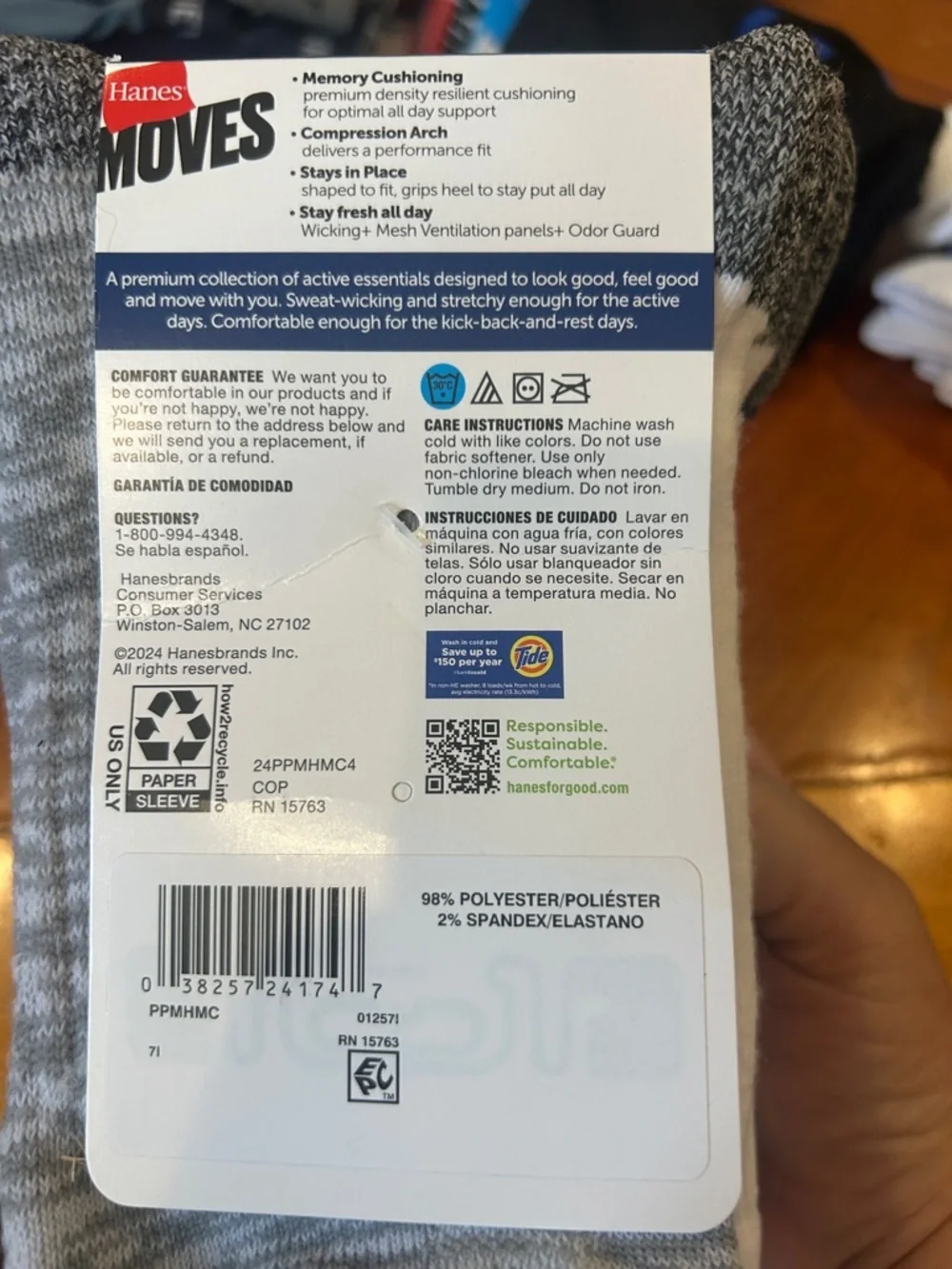 Hanes moves premium